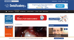 Desktop Screenshot of dentaljournal.it
